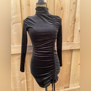 Long Sleeve Velour dress
